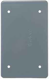 Carlon E980CN-CAR Weatherproof Cover, 1-Gang,Type: Blank, Non-Metallic