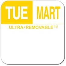 Tue/Mart 1"X1" Bilingual Ultra Removable Labels, Roll of 1000
