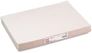 Pacon White Newsprint PAPER,NEWS,12X18,500PK,WE MO4417 (Pack of8)