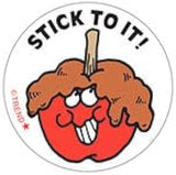Trend Enterprises Stick to It!/ Caramel Apple Scent Retro Scratch 'n Sniff Stinky Stickers by Trend; 24 Seals/Pack - Authentic 1980s Designs!