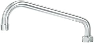 DX-422 Krowne Diamond Series, 10" Swing Spout, 1.8GPM Aerator, Ultra-Polish Satin Finish, Solid Chrome Plated Brass Body, Fits All Diamond Series Faucets, Double O-Ring Construction