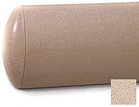 Crescent Series Wall Guard W/Rec. Plastic Clip Retainer System, 5" H x 12'L, Mojave Sand