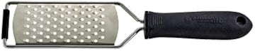 Winco Black Grater with Medium Holes, Soft Grip Handle