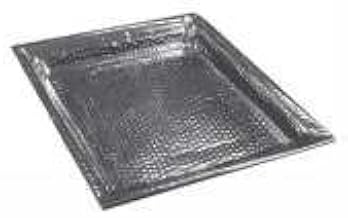 Square Serving Tray, 20x20", Hammered, Stainless