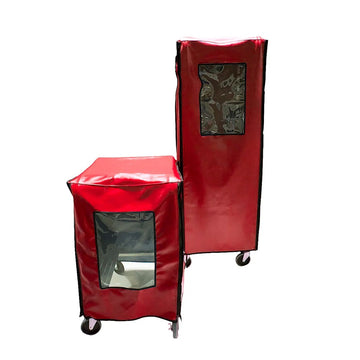 Sterno Vinyl Rack Cover, 24" x 28", Red - Full Height