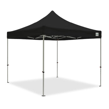 Caravan Canopy Polyester Deluxe Kit, 10' Wide, Black - 10'