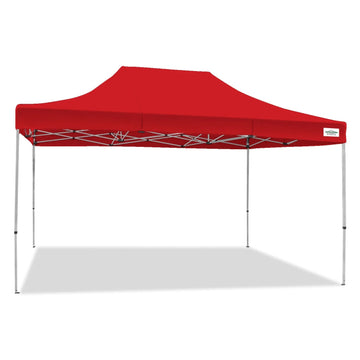 Caravan Canopy Polyester Deluxe Kit, 10' x 20', Red - 15'
