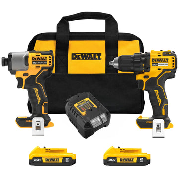 DeWalt DCK227D2 Driver Kit, 2 1/2 - 3 7/16" x 6 7/16 - 11 13/16" - Default Title