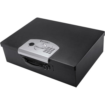 Barska AX11910 Steel Box, 0.49 cu. ft., Black - Default Title