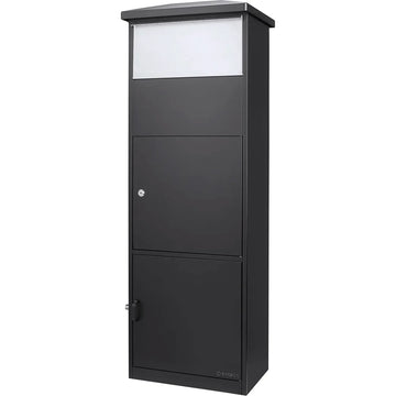 Barska CB13332 Steel Parcel Mailbox, 16 1/8" Wide, Black - Default Title