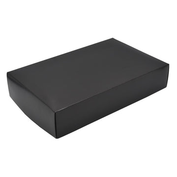 Simplex Paperboard Candy Box, 9 3/8" Long - Black