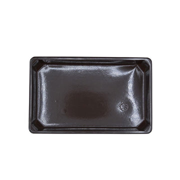 Simplex Plastic Candy Tray, 4 5/16" x 6 15/16", Brown, 250/Case - 1-Cavity