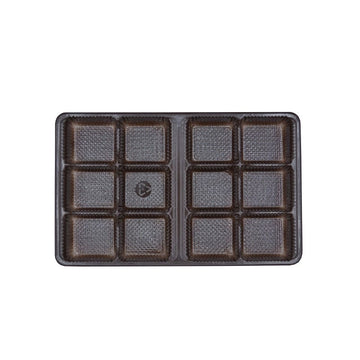 Simplex Candy Tray, 4 1/4" x 6 7/8", 250/Case - Brown