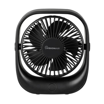 VisionAir 1VAFDR5 Plastic Fan, 5" Wide, Black - Default Title