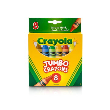 Crayola 520389 Wax Crayon, 8 Colors, Assorted - Default Title