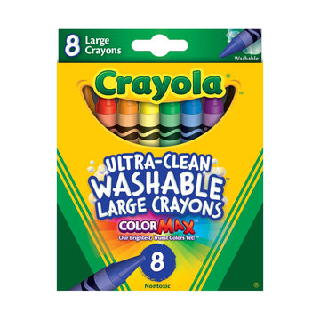 Crayola Wax Crayon, Assorted - 8 Colors