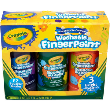 Crayola 551311 Paint, 3 Colors, Assorted - Default Title