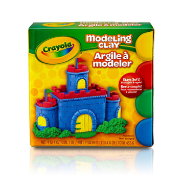 Crayola 570300 Clay, 4 Colors, Assorted - Default Title