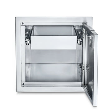 Crown Verity IBISC-1D Stainless Steel Cabinet, 21 9/16" Wide, Silver - Default Title