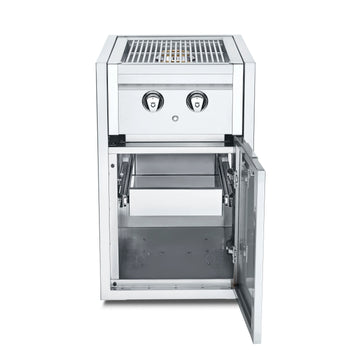Crown Verity IBISC-SBNG-1D Stainless Steel Cabinet, 21 9/16" Wide, Silver - Default Title