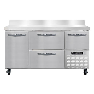 Continental Refrigerator FA60NBS Worktop Freezer, 19 cu. ft., 115V - 1 Door