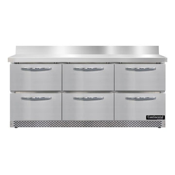 Continental Refrigerator SW72NBS-FB-D Worktop Refrigerator, 20.6 cu. ft. - Default Title