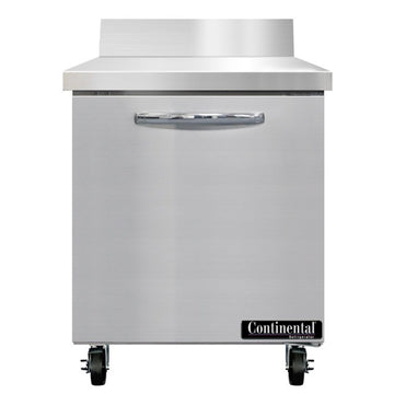 Continental Refrigerator SW27-N-BS Worktop Refrigerator, 7.4 cu. ft., 115V - Default Title