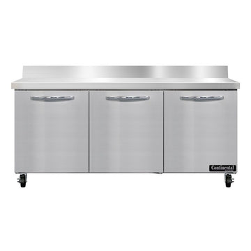 Continental Refrigerator SW72-N-BS Worktop Refrigerator, 20.6 cu. ft., 115V - Default Title