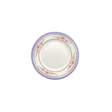 Thunder Group 1016AR Rose Melamine Plate, 15 1/2" Diameter, White, 12/Pack - Default Title
