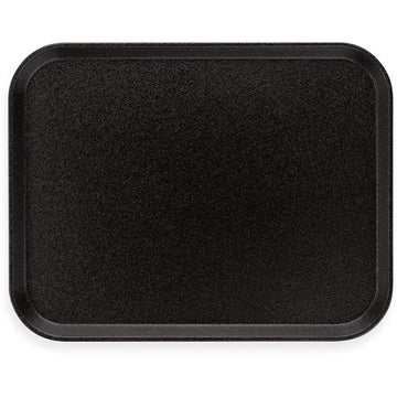 Carlisle Fiberglass Non-Skid Tray, Black - 18"