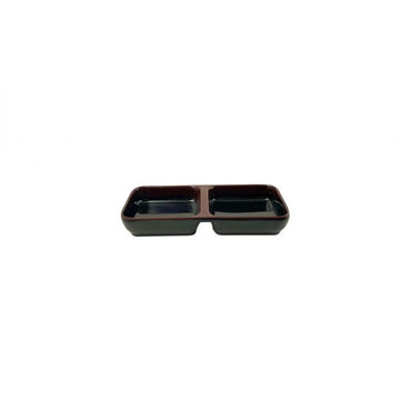 Thunder Group 1902TM Tenmoku Melamine Sauce Dish, 4 oz., Black, 12/Case - Default Title