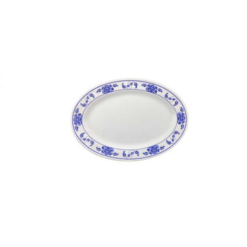 Thunder Group 2008TB Lotus Melamine Platter, 6" x 8", 12/Pack - Default Title