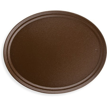 Carlisle Fiberglass Non-Skid Tray, Brown - 24"