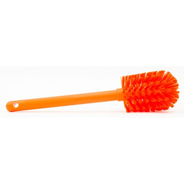 Carlisle Bottle Brush, 12" Long - Orange Brush