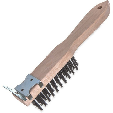 Carlisle Grill Scraper, 2 1/2" Wide, Brown - 13 3/4"