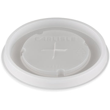 Carlisle 5212L30 Polystyrene Lid, 3 3/16" Diameter, Translucent, 1,000/Case - Default Title