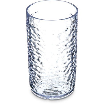 Carlisle Pebble Optic Plastic Tumbler, Clear, 24/Case - 8 oz.