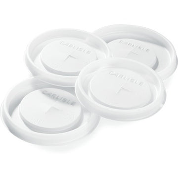 Carlisle 5822L30 Louis Polystyrene Lid, 3 13/16" Diameter, Translucent, 1,000/Case - Default Title