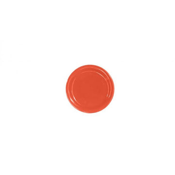Thunder Group CR107RD Colorful Melamine Plate, 7 1/4" Diameter, Orange, 12/Pack - Default Title