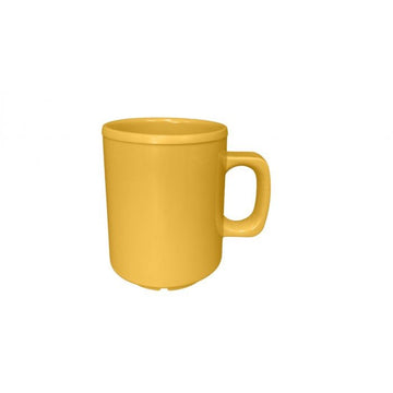 Thunder Group CR9010YW Colorful Melamine Mug, 8 oz., Yellow, 12/Pack - Default Title
