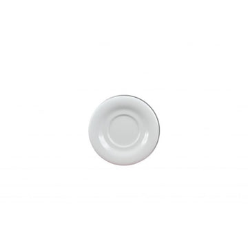 Thunder Group CR9303W Colorful Melamine Saucer, 5 1/2" Diameter, White, 12/Pack - Default Title