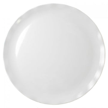 Thunder Group RF1018W Pearl Melamine Plate, 18" Diameter, White, 2/Pack - Default Title