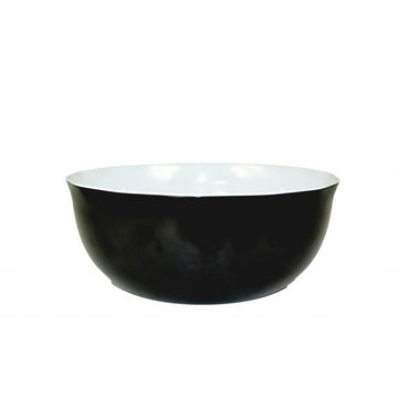 Thunder Group RF5112BW Pearl Melamine Serving Bowl, 5.5 qt., 3/Pack - Default Title