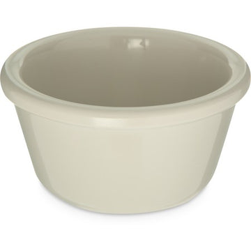 Carlisle Smooth Melamine Ramekin, 4 oz., 48/Case - Bone White