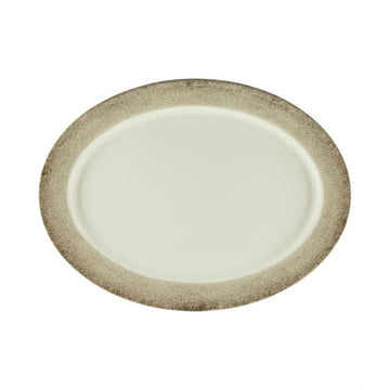 Thunder Group SD2118J Jazz Melamine Platter, 13 1/2" x 18", Beige - Default Title