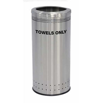 Commercial Zone 78282999 Precision Towel Receptacle, 25 gal., Silver - Default Title