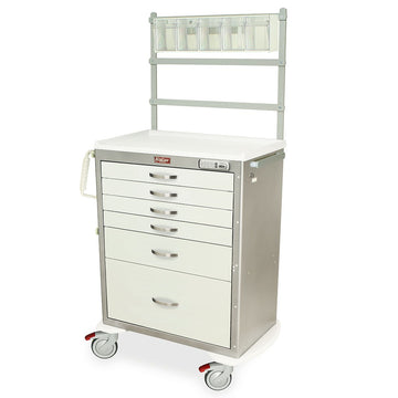Harloff MDS3030E16 Powder Coated Steel Medical Cart, 22" x 36 3/4" - Default Title