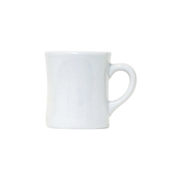 Tuxton China Mug, 9 oz., 24/Case - 3 3/4" / White