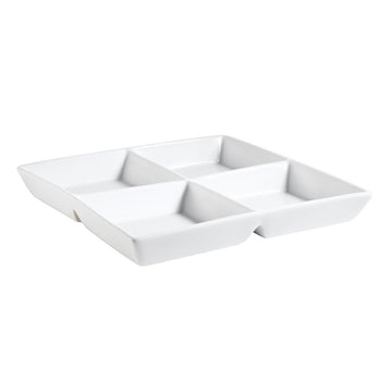 CAC China CMP Porcelain Tray - 16 oz.