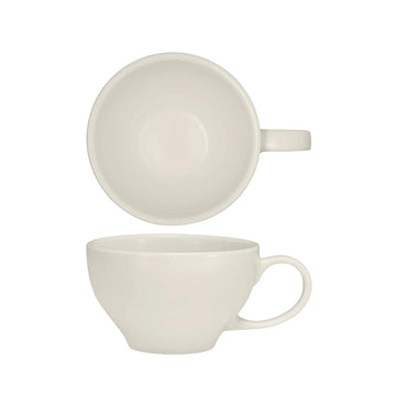 Tuxton MWF-130 TuxTrendz Malibu China Coffee Cup, 13 oz., White, 24/Case - Default Title
